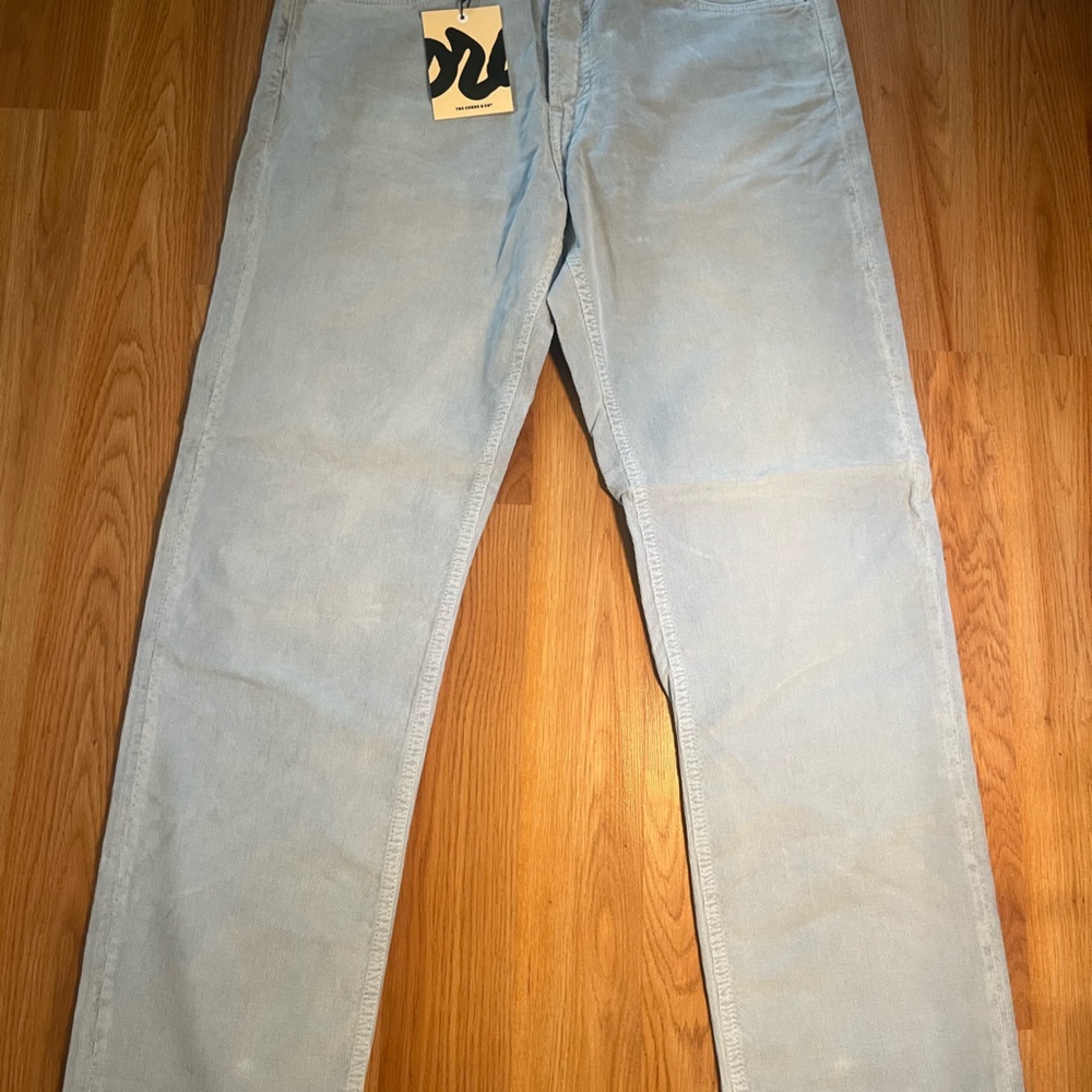 Denim Blue Colored Corduroys Men’s 35/34 Cords New With Tags